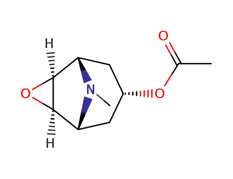 7<i>t</i>-acetoxy-9-methyl-(1<i>r</i><i>N</i>,2<i>t</i><i>H</i>,4<i>t</i><i>H</i>,5<i>c</i><i>N</i>)-3-oxa-9-aza-tricyclo[3.3.1.0<sup>2,4</sup>]nonane