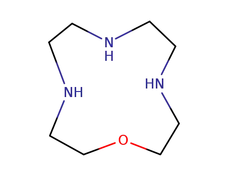 Molecular Structure of 53835-21-5 (1-Oxa-4,7,10-triazacyclododecane)