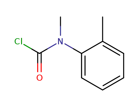 Molecular Structure of 52209-63-9 (N-methyl-N-(2-methylphenyl)carbamoyl chloride)