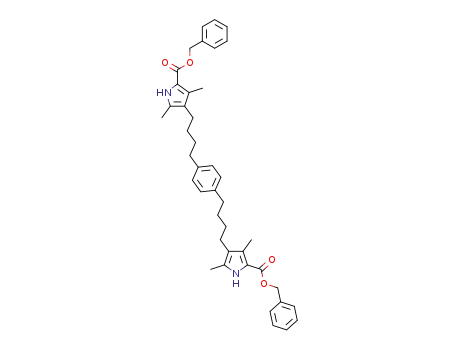 1,4-Bis<4-(5-benzyloxycarbonyl-2,4-dimethylpyrrol-3-yl)butyl>benzene