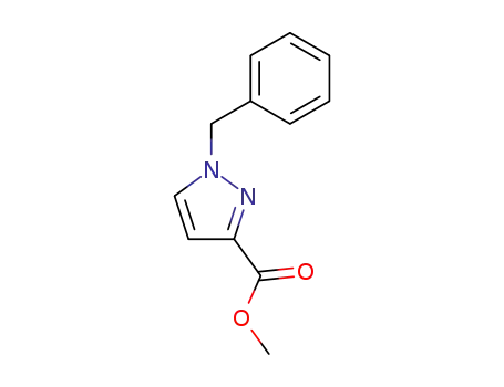 Molecular Structure of 7188-98-9 (methyl 1-benzylpyrazole-3-carboxylate)