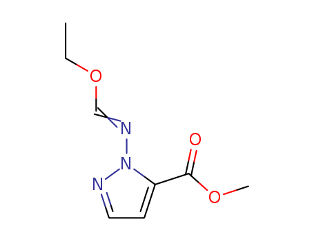 (E)-methyl 1-(ethoxymethyleneamino)-1H-pyrazole-5-carboxylate