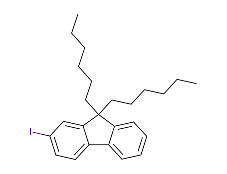 9H-Fluorene, 9,9-dihexyl-2-iodo-