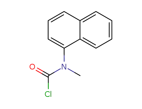 Molecular Structure of 57340-50-8 (Carbamic chloride, methyl-1-naphthalenyl-)