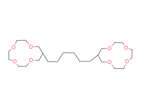 Molecular Structure of 120343-87-5 (1,4,7,10-Tetraoxacyclotridecane, 12,12'-(1,6-hexanediyl)bis-)