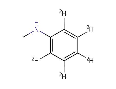 Molecular Structure of 619319-96-9 (N-Methylaniline-2,3,4,5,6-d5)