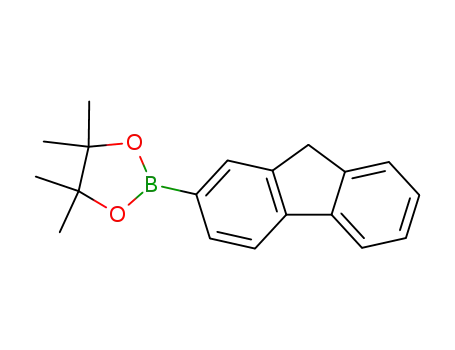 Molecular Structure of 922706-40-9 (2-(9H-Fluoren-2-yl)-4,4,5,5-tetramethyl-[1,3,2]dioxaborolane)