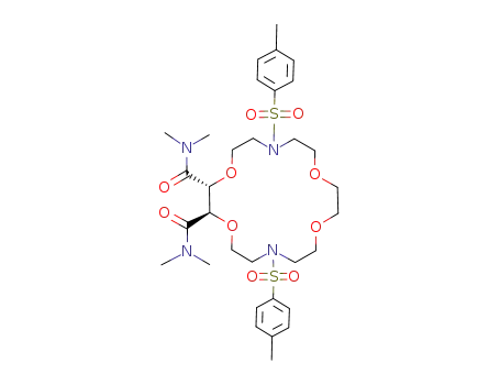 (2R,3R)-N,N,N',N'-Tetramethyl-1,4,10,13-tetraoxa-7,16-ditosylazacyclooctadecane-2,3-dicarboxamide