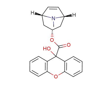9H-Xanthene-9-carboxylic acid, 9-hydroxy-,
(3-endo)-8-methyl-8-azabicyclo[3.2.1]oct-6-en-3-yl ester