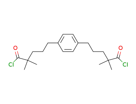 1,4-bis<4-(chloroformyl)-4-methylpentyl>benzene