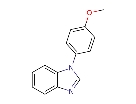 Molecular Structure of 2622-61-9 (1-(4-METHOXYPHENYL)-1H-BENZOIMIDAZOLE)