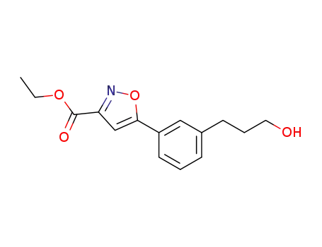 5-(3-(3-Hydroxy-propyl)-phenyl)-isoxazole-3-carboxylic Acid Ethyl Ester