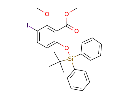 6-(tert-butyldiphenylsilyloxy)-3-iodo-2-methoxybenzoic acid methyl ester