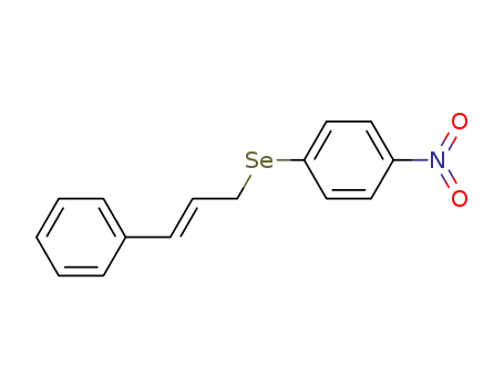 Molecular Structure of 69064-42-2 (1-Nitro-4-((E)-3-phenyl-allylselanyl)-benzene)