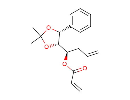 (1R)-1-[(4S,5R)-2,2-dimethyl-5-phenyl-1,3-dioxolan-4-yl]but-3-enyl acrylate