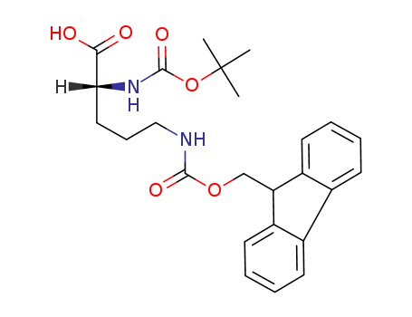 (R)-5-((((9H-Fluoren-9-yl)Methoxy)carbonyl)aMino)-2-((tert-butoxycarbonyl)aMino)pentanoic acid
