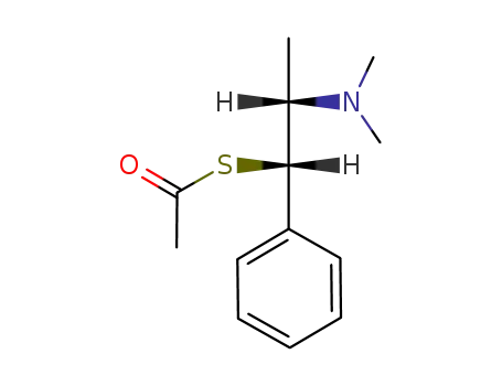 (1S,2S)-2-(Dimethylamino)-1-phenyl-1-(acetylthio)propane