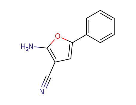 Molecular Structure of 14742-32-6 (2-AMINO-5-PHENYL-3-FURONITRILE)