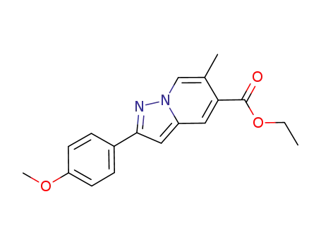 ethyl 2-(4-methoxyphenyl)-6-methylpyrazolo[1,5-a]pyridine-5-carboxylate