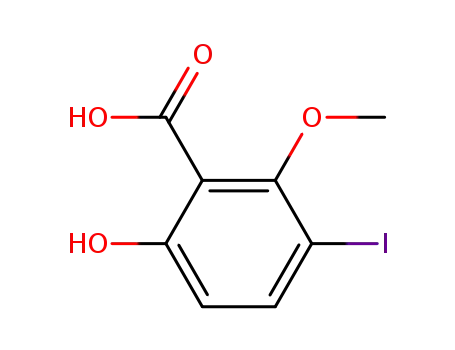 6-hydroxy-3-iodo-2-methoxybenzoic acid