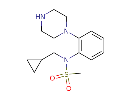 Methanesulfonamide,
N-(cyclopropylmethyl)-N-[2-(1-piperazinyl)phenyl]-