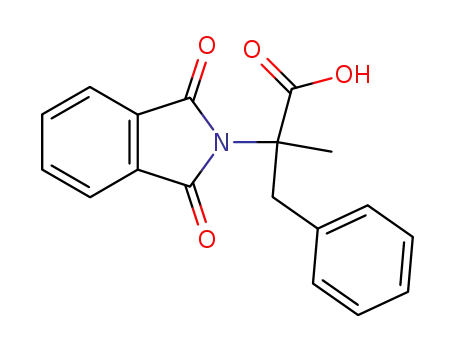 Molecular Structure of 21878-65-9 (α-Methyl-N-phthaloylphenylalanin)