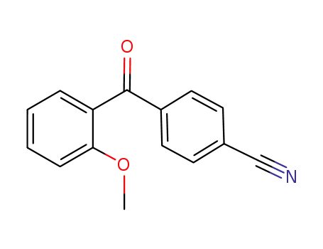 Molecular Structure of 131117-90-3 (4-CYANO-2'-METHOXYBENZOPHENONE)