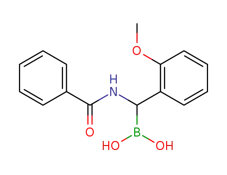 (+/-)-1-benzamido-1-(2-methoxyphenyl)methaneboronic acid