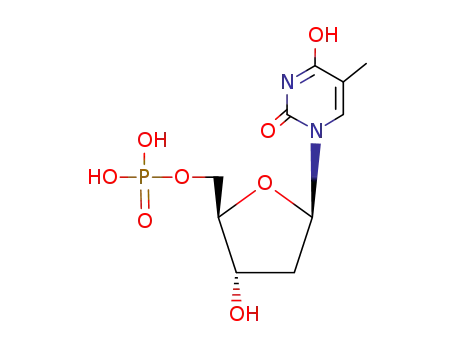 Molecular Structure of 365-07-1 (5'-THYMIDYLIC ACID DISODIUM SALT)