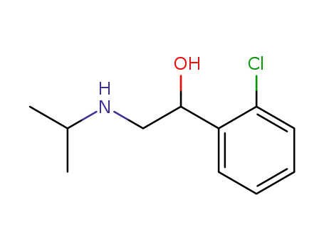 Molecular Structure of 3811-25-4 (Clorprenaline)