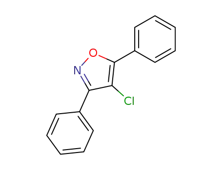 Molecular Structure of 10557-79-6 (Isoxazole, 4-chloro-3,5-diphenyl-)