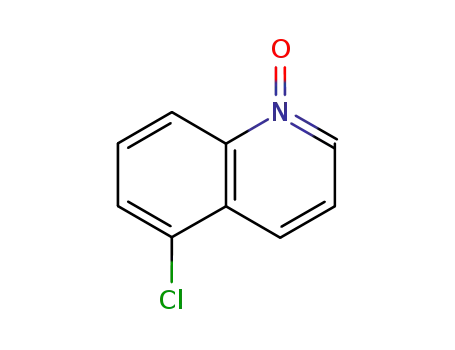 Molecular Structure of 90224-97-8 (Quinoline, 5-chloro-, 1-oxide)