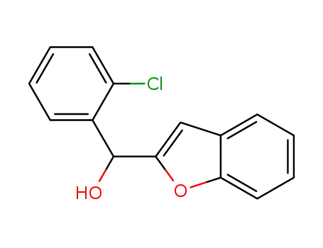 Molecular Structure of 117238-46-7 (1-benzofuran-2-yl(2-chlorophenyl)methanol)