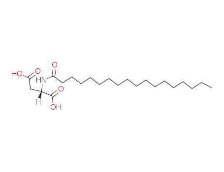 Molecular Structure of 1116-15-0 (L-Aspartic acid, N-(1-oxooctadecyl)-)