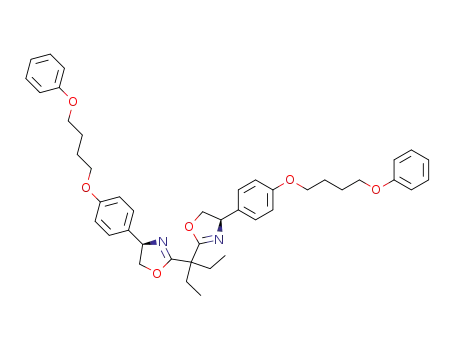 3,3-bis{(4R)-4-[4-(4-phenoxybutoxy)phenyl]-4,5-dihydro-1,3-oxazol-2-yl}pentane