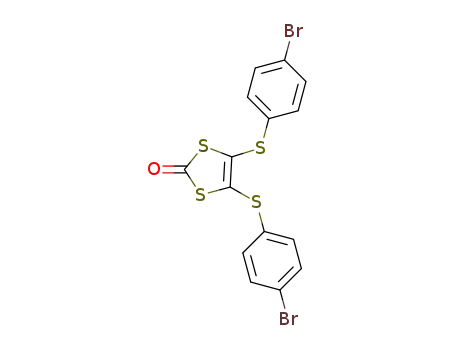 C<sub>15</sub>H<sub>8</sub>Br<sub>2</sub>OS<sub>4</sub>