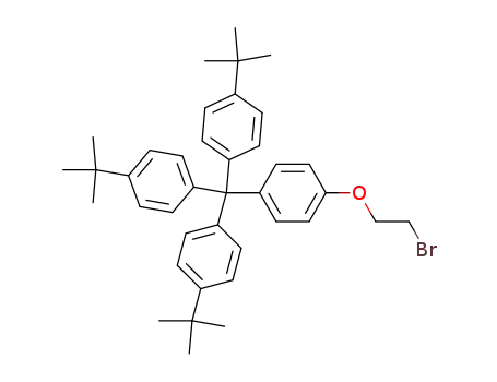Molecular Structure of 190366-51-9 (2-bromoethyl p-<tris(p-tert-butylphenyl)methyl>phenyl ether)
