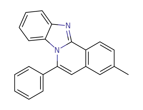 Molecular Structure of 1174039-97-4 (3-methyl-6-phenylbenzo[4,5]imidazo[2,1-a]isoquinoline)