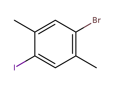 Molecular Structure of 699119-05-6 (1-BROMO-2,5-DIMETHYL-4-IODOBENZENE)