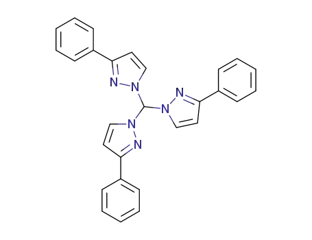 1H-Pyrazole, 1,1',1''-methylidynetris[3-phenyl-