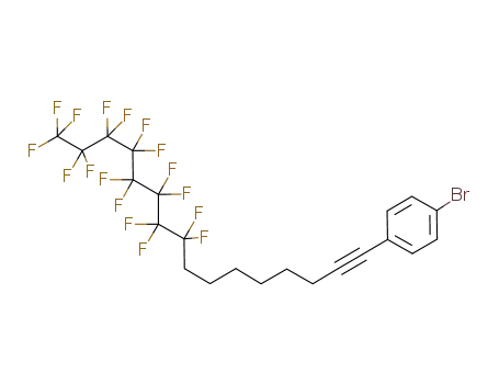 1-bromo-4-(9,9,10,10,11,11,12,12,13,13,14,14,15,15,16,16,16-heptadecafluorohexadec-1-ynyl)benzene