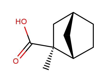 Molecular Structure of 42856-29-1 ((2S)-2-methylbicyclo[2.2.1]heptane-2-carboxylic acid)