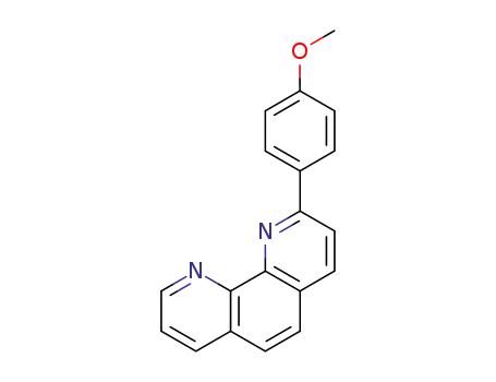 Molecular Structure of 142942-21-0 (1,10-Phenanthroline, 2-(4-methoxyphenyl)-)