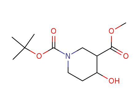 1-tert-Butyl 3-methyl 4-hydroxypiperidine-1,3-dicarboxylate