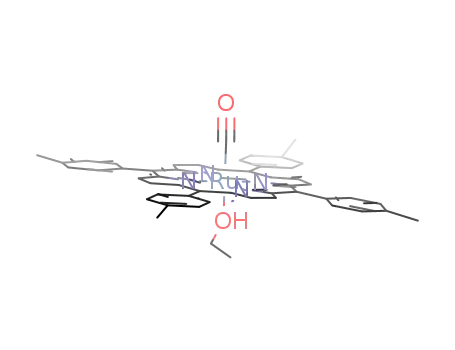(ethanol)(carbonyl)(5,10,15,20-tetra-p-tolylporphyrinato-κ4N)ruthenium(II)