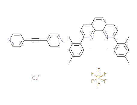 [Cu(2,9-dimesityl-1,10-phenanthroline)(C<sub>5</sub>H<sub>4</sub>NCCC<sub>5</sub>H<sub>4</sub>N)]PF<sub>6</sub>