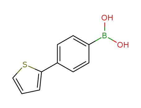 Molecular Structure of 362612-66-6 (4-(2-THIENYL)PHENYLBORONIC ACID)