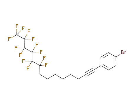 1-bromo-4-(9,9,10,10,11,11,12,12,13,13,14,14,14-tridecafluorotetradec-1-ynyl)benzene