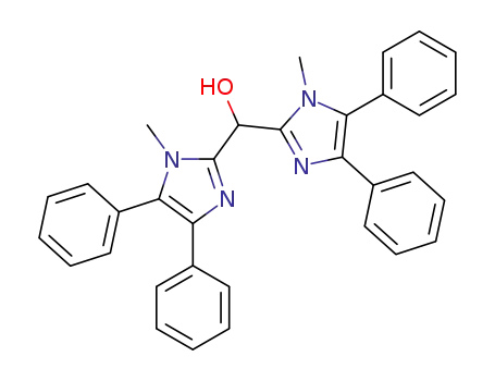 bis(1-methyl-4,5-diphenylimidazol-2-yl)carbinol