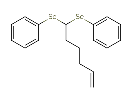 Molecular Structure of 133146-34-6 (Benzene, 1,1'-[5-hexenylidenebis(seleno)]bis-)
